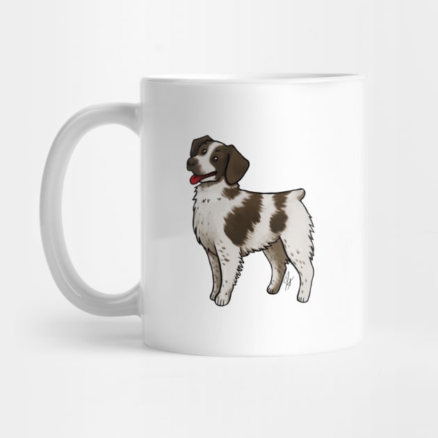 Dog - Brittany - Liver and White by Jen's Dogs Custom Gifts and Designs